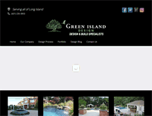 Tablet Screenshot of greenislanddesign.com